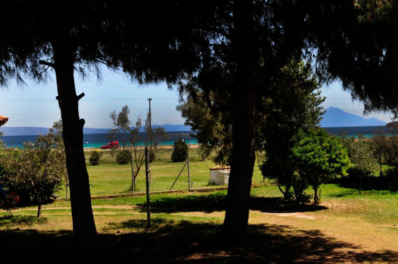 Athos View Villa By The Sea Ormos Panagias Exterior foto