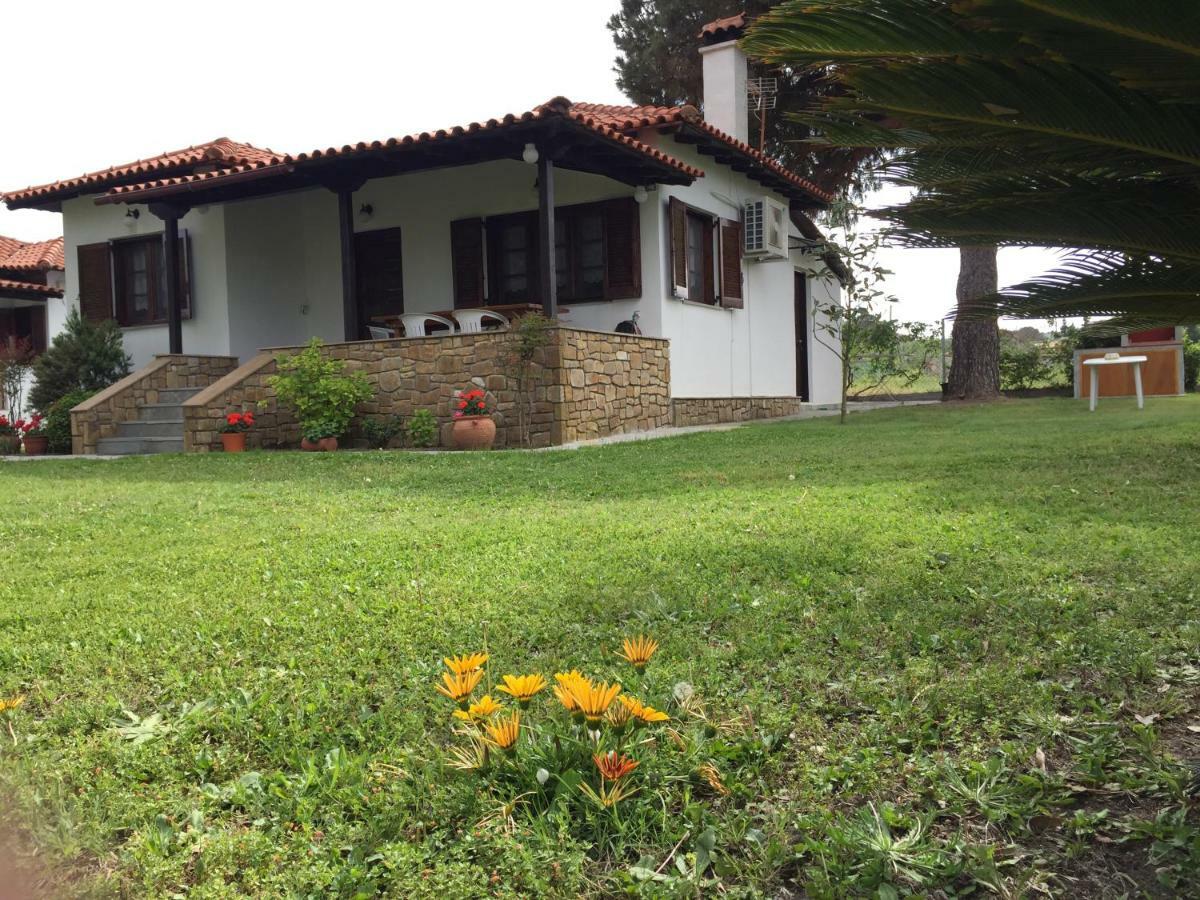 Athos View Villa By The Sea Ormos Panagias Exterior foto