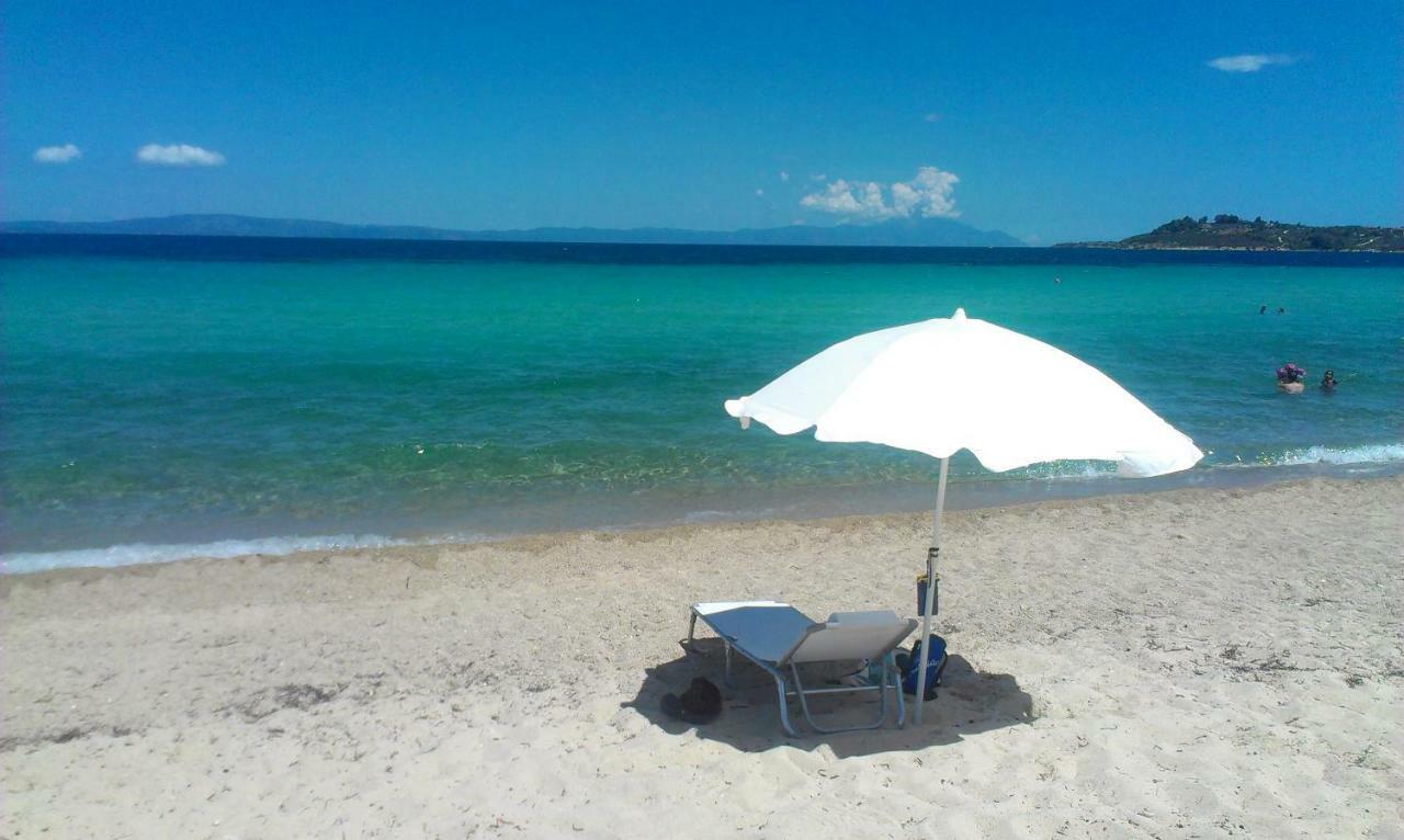Athos View Villa By The Sea Ormos Panagias Exterior foto