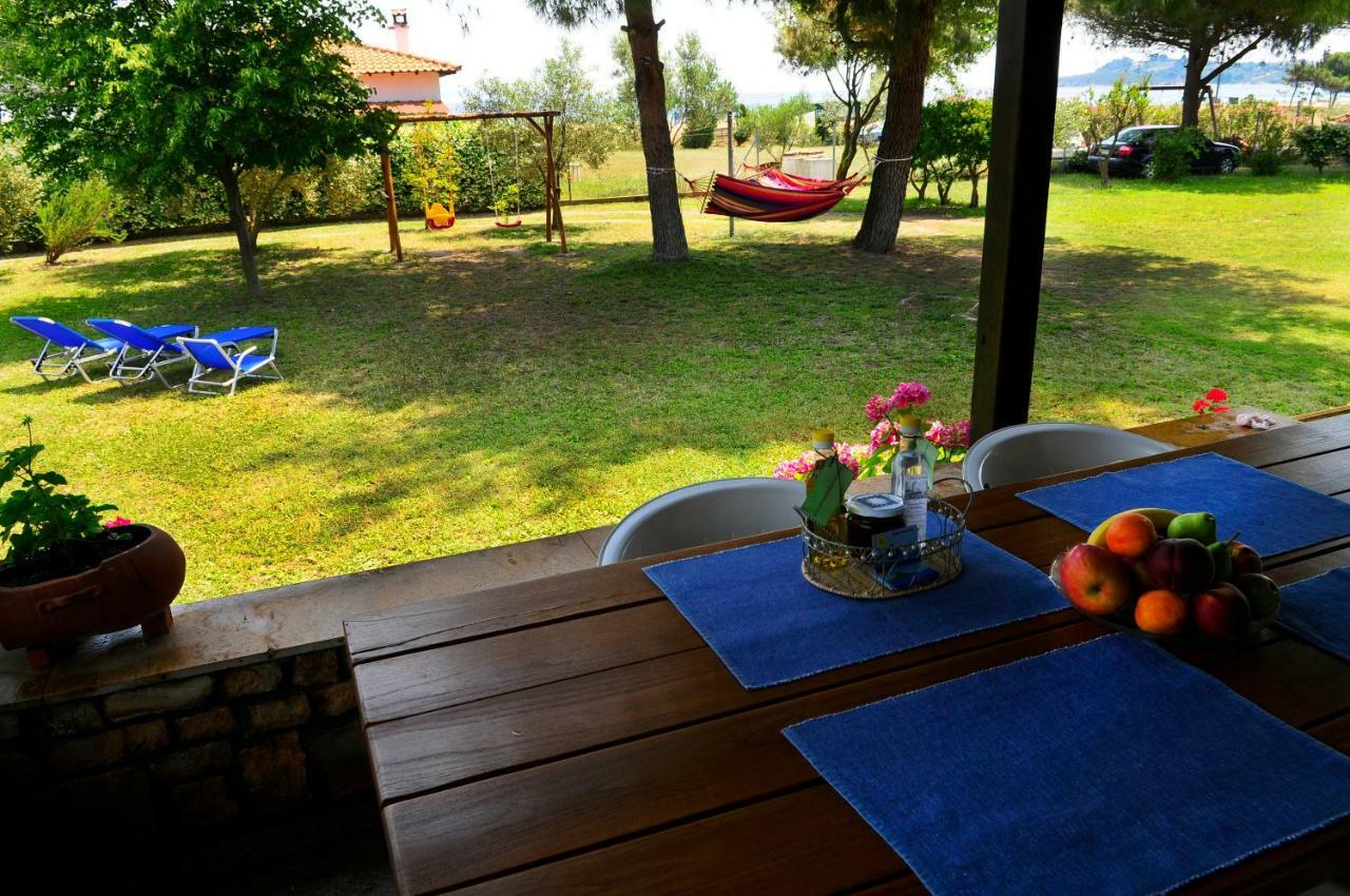 Athos View Villa By The Sea Ormos Panagias Exterior foto