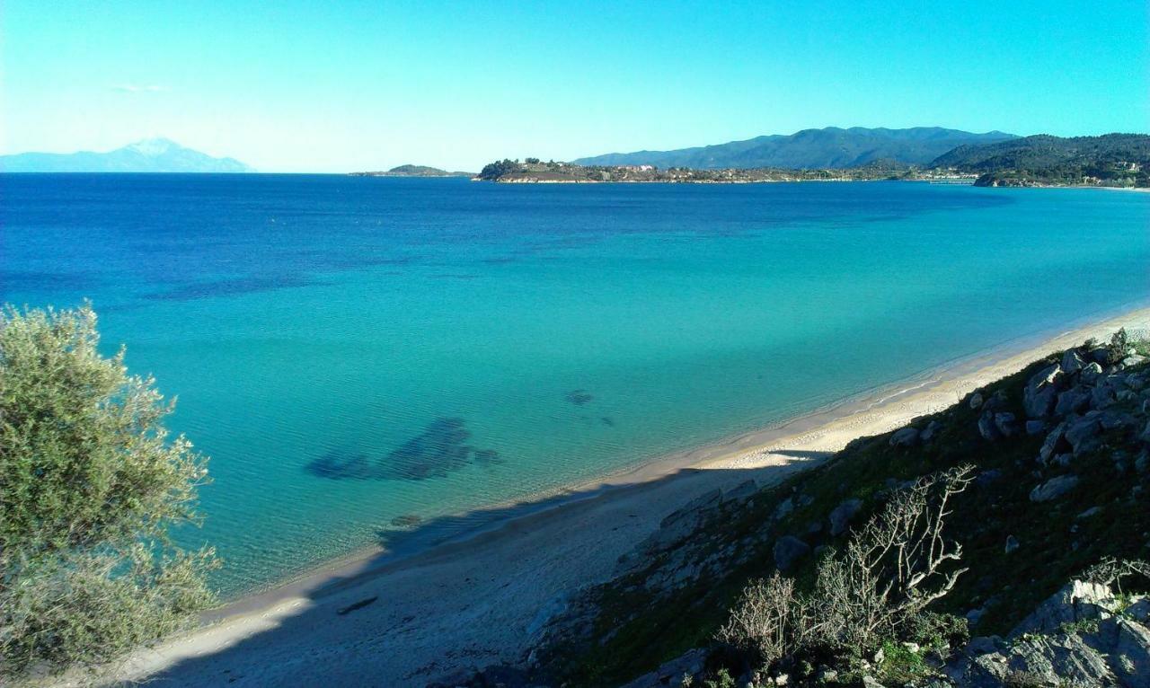 Athos View Villa By The Sea Ormos Panagias Exterior foto