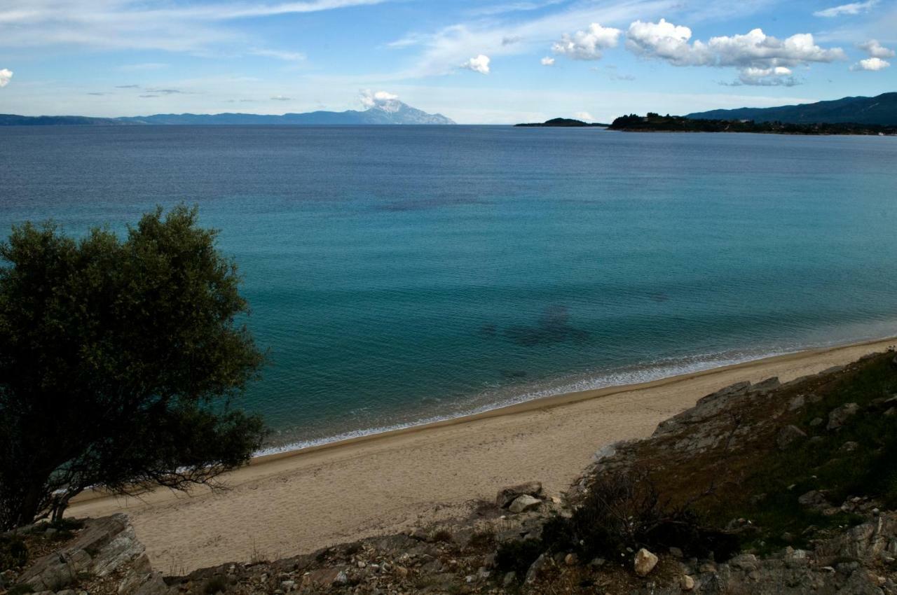 Athos View Villa By The Sea Ormos Panagias Exterior foto
