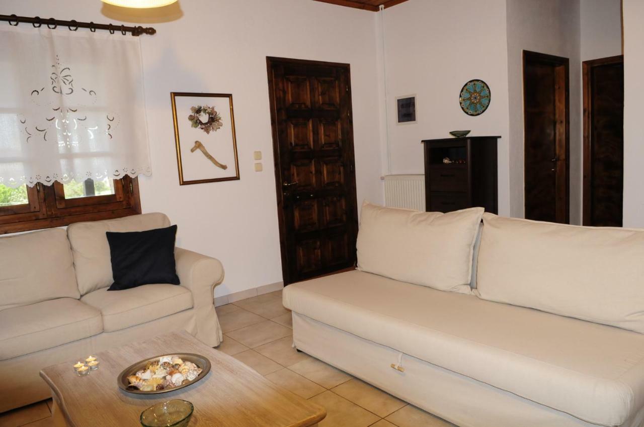 Athos View Villa By The Sea Ormos Panagias Exterior foto