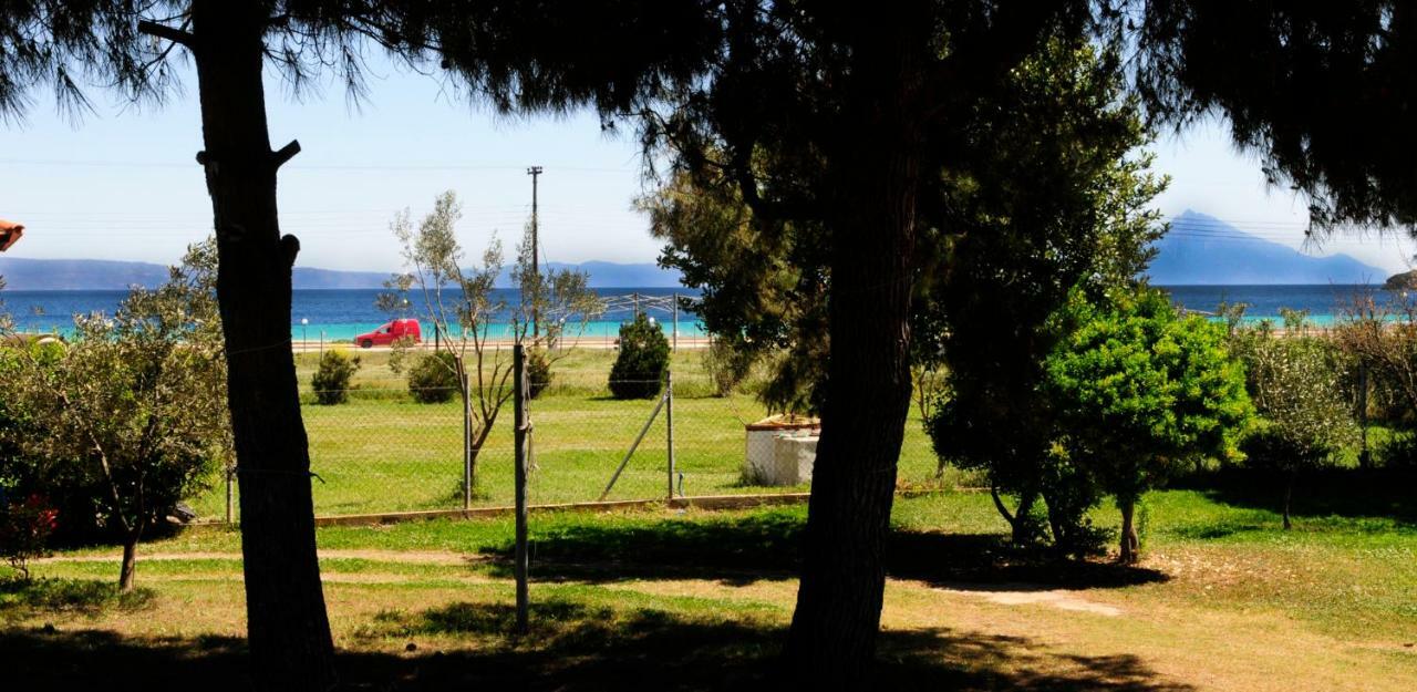 Athos View Villa By The Sea Ormos Panagias Exterior foto