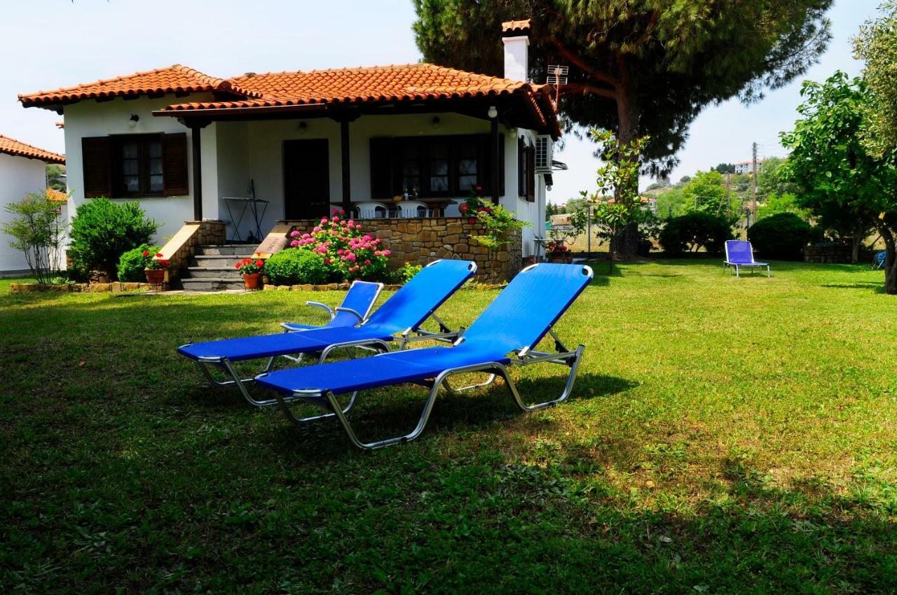 Athos View Villa By The Sea Ormos Panagias Exterior foto