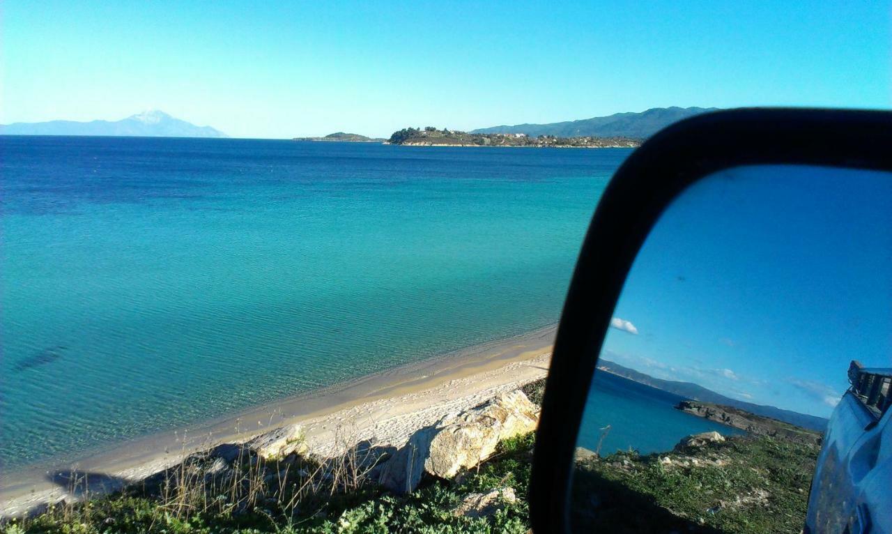 Athos View Villa By The Sea Ormos Panagias Exterior foto