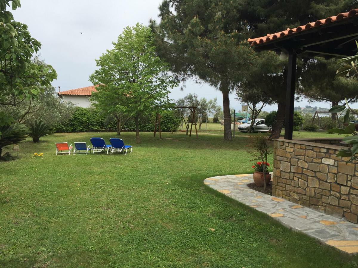 Athos View Villa By The Sea Ormos Panagias Exterior foto